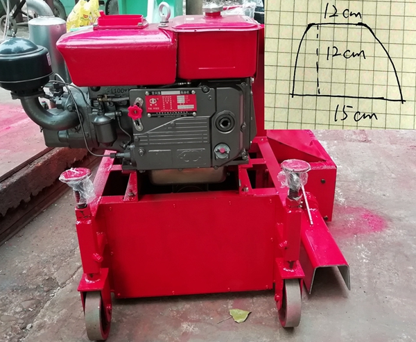 手動(dòng)調(diào)節(jié)式攔水帶滑膜機(jī)-模具尺寸15*12cm